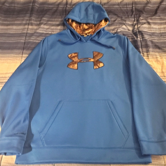 Under Armour Other - Under Armour® Storm Caliber Blue Hoodie XL Mens